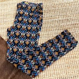 Pilcro and the Letterpress Fit Serif Slim Straight Leg Corduroy Pants Women's 28